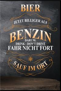 Bier jetzt billiger als Benzin, darum