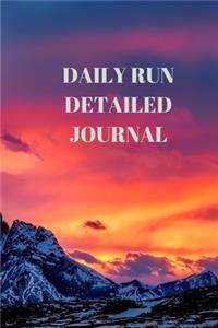 Daily Run Detailed Journal