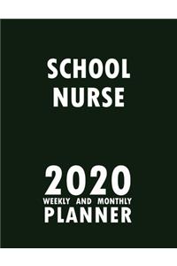 School Nurse 2020 Weekly and Monthly Planner