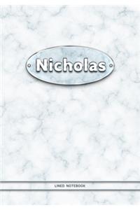 Nicholas - Lined Notebook