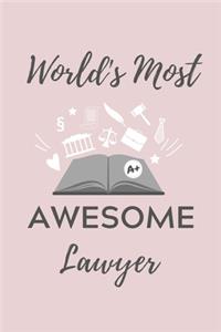 World's Most Awesome Lawyer