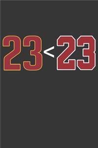 23 Greater Than Mj Notebook