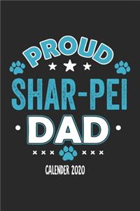 Proud Shar Pei Dad Calendar 2020