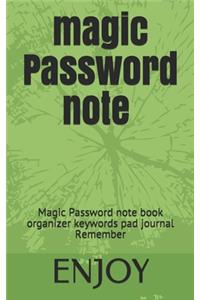Password note book organizer keywords pad journal Remember