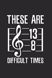 Sarcastic Music Sheet with notes Notebook