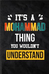 It's a Mohammad Thing You Wouldn't Understand