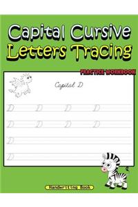 Capital Cursive Letters Tracing Practice Workbook