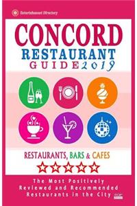 Concord Restaurant Guide 2019