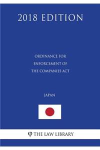 Ordinance for Enforcement of the Companies Act (Japan) (2018 Edition)