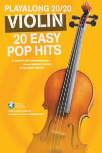 Play Along 20/20 - 20 Easy Pop Hits for Violin (Book/Online Audio)