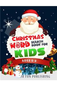 Christmas Word Search Book For Kids Ages 6-8