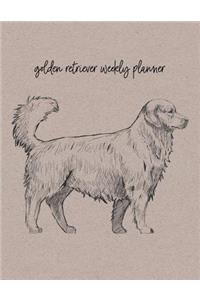 Golden Retriever Weekly Planner