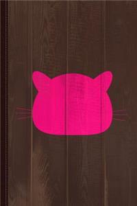 Pink Pussy Cat Pusshyhat Journal Notebook