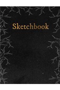 Sketchbook: Personalized Artist Sketchbook, Notebook: Blank Paper for Drawing, Creative Doodling or Sketching