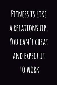 Fitness Is Like a Relationship. You Can't Cheat and Expect It to Work