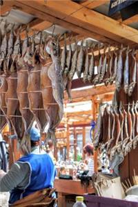 Dried Fish Hanging in A Market in Russia Journal