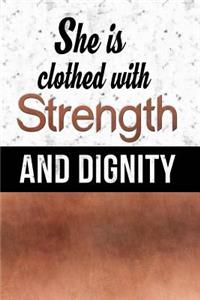 She Is Clothed with Strength and Dignity