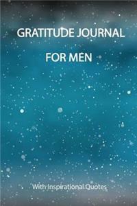 Gratitude Journal For Men With Inspirational Quotes