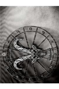 Capricorn Horoscope Wide Ruled Composition Notebook, 200 Sheets