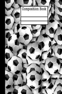 Soccer Ball Composition Notebook - Wide Ruled