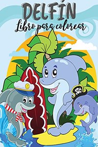 Delfin Libro para colorear