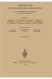 Probleme der zentralnervösen Regulation