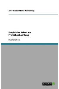 Empirische Arbeit zur Fremdbeobachtung