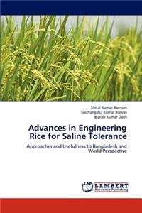 Advances in Engineering Rice for Saline Tolerance