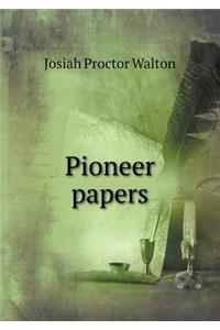 Pioneer papers