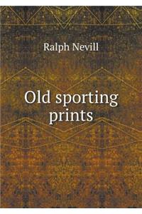 Old sporting prints