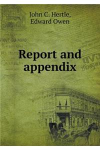 Report and Appendix