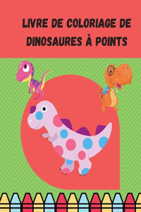 Livre de coloriage de dinosaures à points