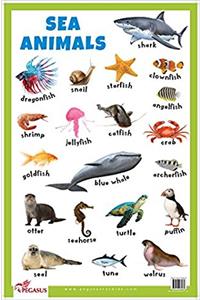 Sea Animals Educational Chart