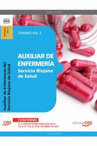 Auxiliar de Enfermeria del Servicio Riojano de Salud. Temario Vol. II. (Coleccion 458) (Spanish Edition)