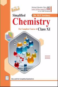 Balaji Simplified Chemistry Textbook for Class 11, CBSE NEP Syllabus, by Dr. M.P. Sawhney 2025--26