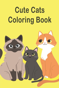 cute cats coloring book