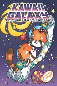 Kawaii Galaxy Cutest Outer Space Coloring Book