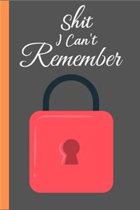 Shit I Can't Remember