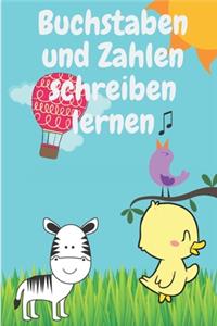 Buchstaben Und Zahlen Schreiben Lernen