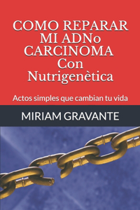 COMO REPARAR MI ADNoCARCINOMA Con Nutrigenètica