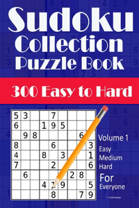 Sudoku Collection Puzzle Book 300 Easy to Hard