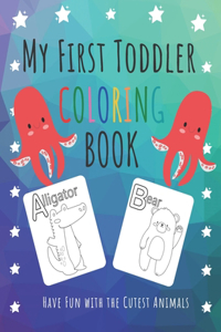 My First Toddler Coloring Book