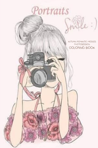 Portraits Models Photo session Coloring Book