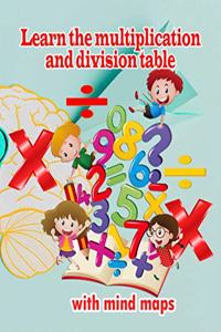 Learn the multiplication and division table with mind maps