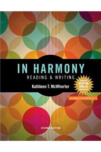 In Harmony: Reading and Writing, MLA Update Edition