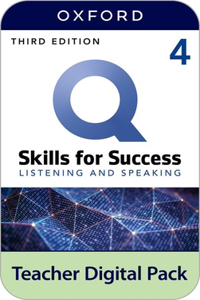 Q: Skills for Success: Level 4: Listening and Speaking Teacher Digital Pack