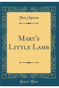 Mary's Little Lamb (Classic Reprint)