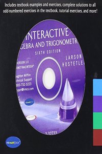 Interactive 3.0 CD-ROM for Larson/Hostetler S Algebra and Trigonometry, 6th