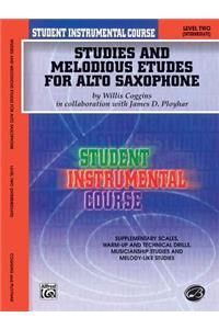 Studies and Melodious Etudes for Alto Saxophone, Level Two