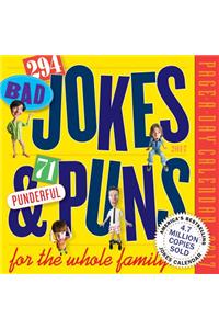 294 Bad Jokes & 71 Punderful Puns Page-A-Day Calendar 2017